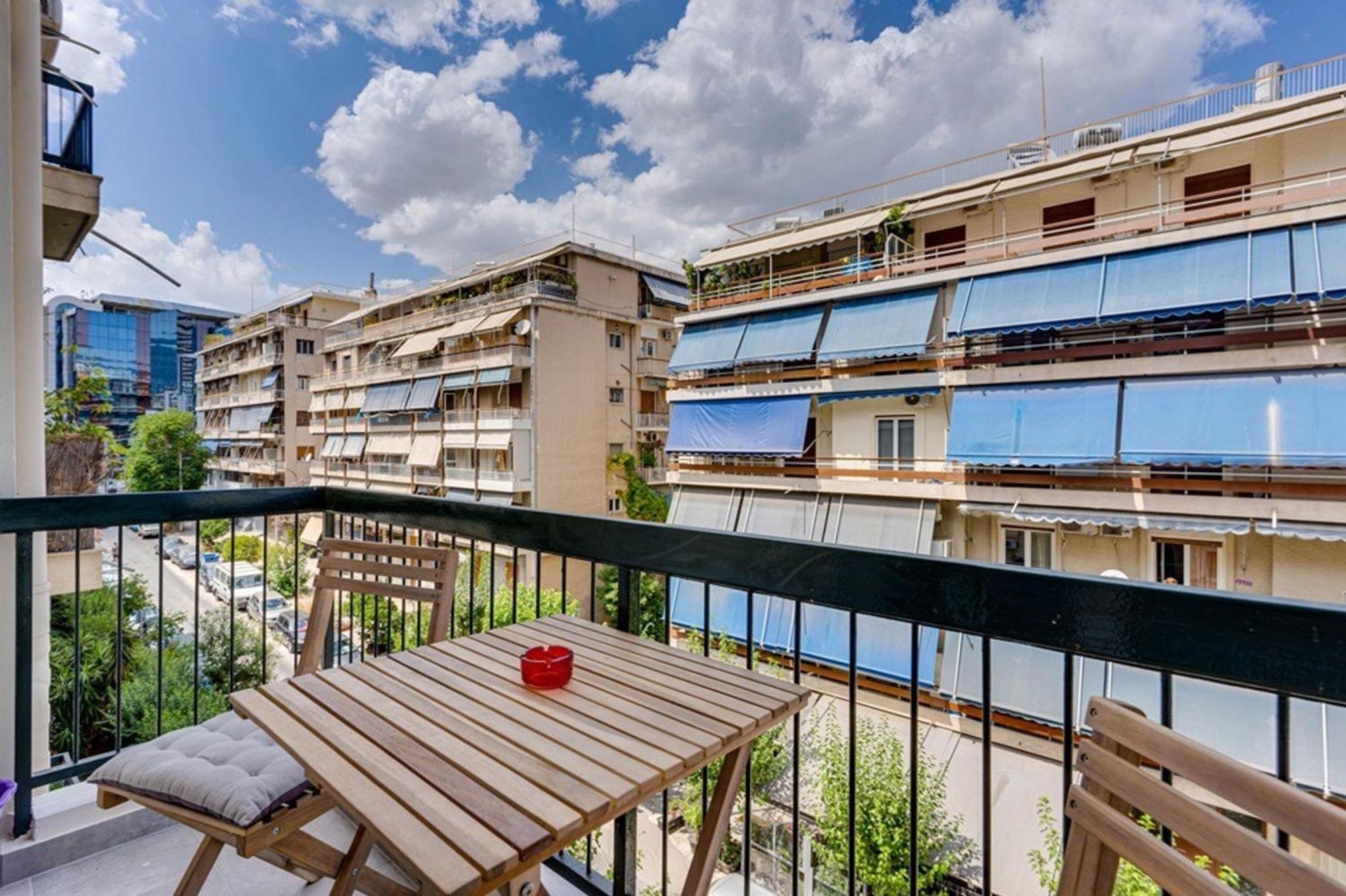 Elegant Flat 5 Walk To Metro Panormou Athènes
